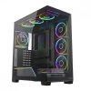 MODECOM Obudowa PC VOLCANO STELLAR PLUS ARGB MIDI 8F Czarna